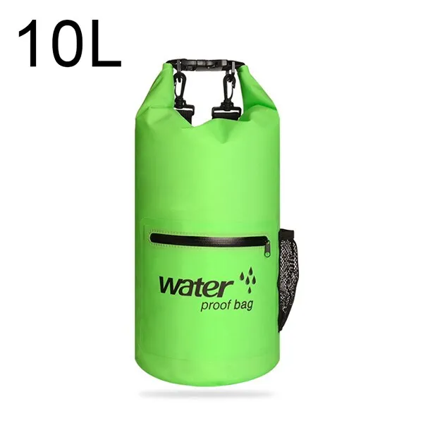 10L/20L Outdoor Waterproof Swimming Bag Folding Storage Dry Sack Bag for Canoeing Kayak Rafting Diving Sport Bag Travel Kit