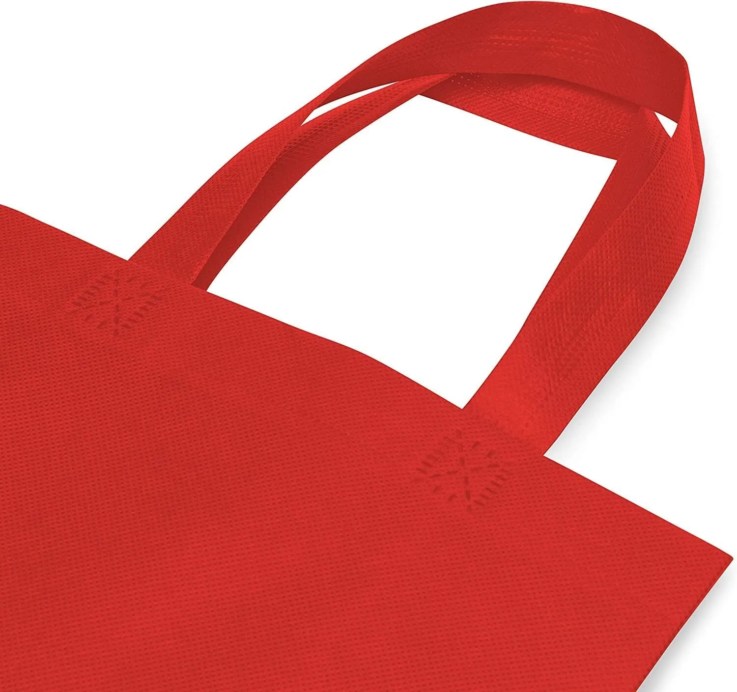 10x5x13 Medium Red Heat Sealed Reusable Fabric Bags