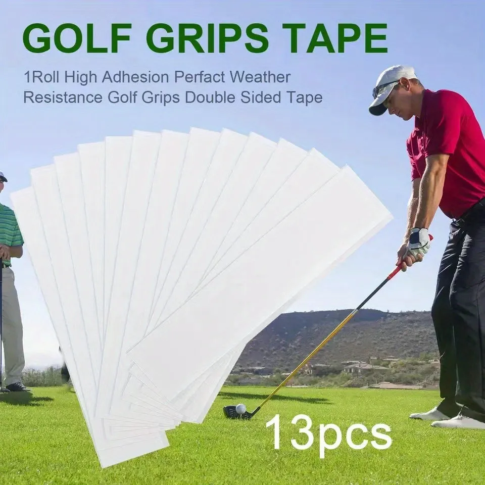 13pcs Golf Grip Tape Set Double Sided High Adhesion