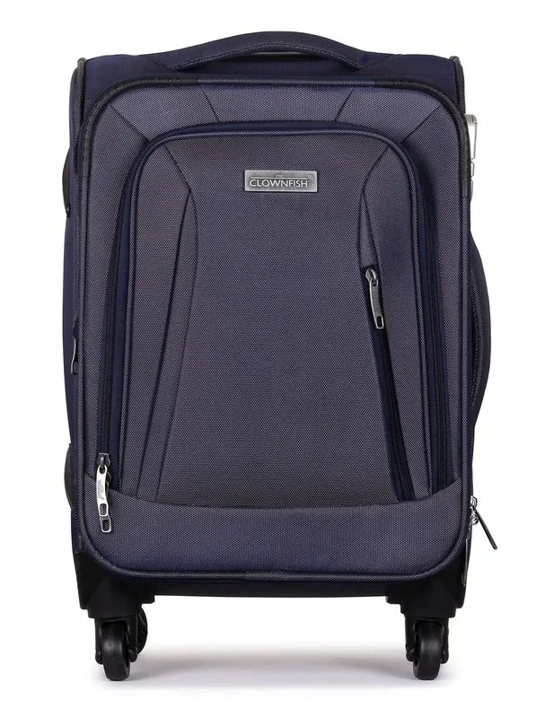 28 Inch Softsided Suitcase | 4-Wheel Design | Space Blue