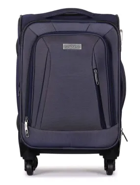 28 Inch Softsided Suitcase | 4-Wheel Design | Space Blue