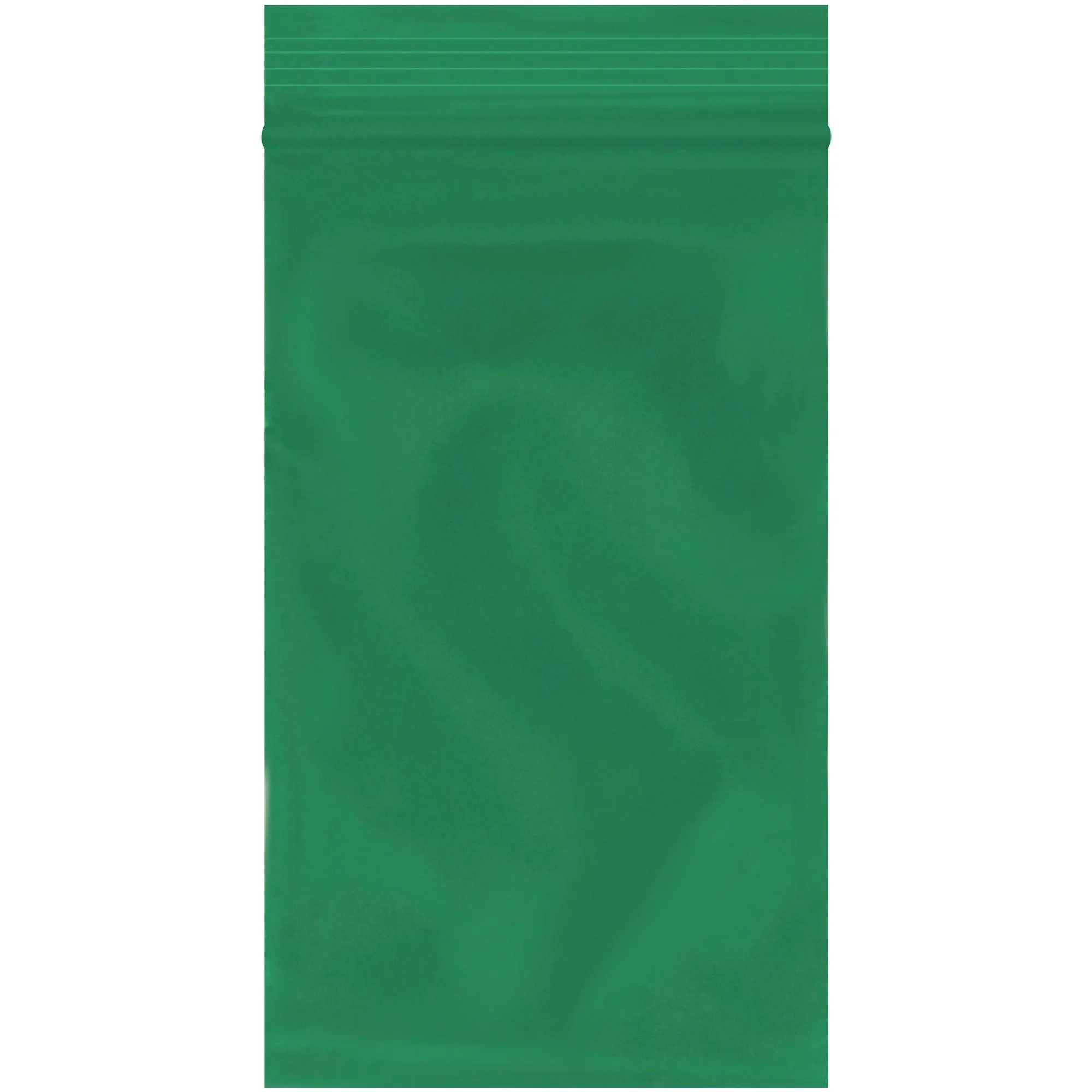 3 x 5" - 2 Mil Green Reclosable Poly Bags