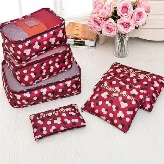 6 Pcs Waterproof Travel Storage Bag