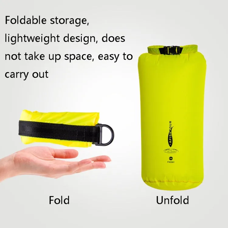 AFISHTOUR Outdoor Bunch Storage Bag Multi-Function Light Thin Waterproof Storage Bag, Size: 35L(Black)