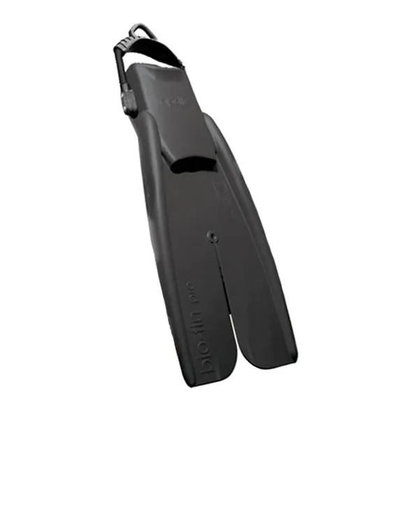 Apollo Bio-Fin Pro Stealth Fins with Black Spring Straps