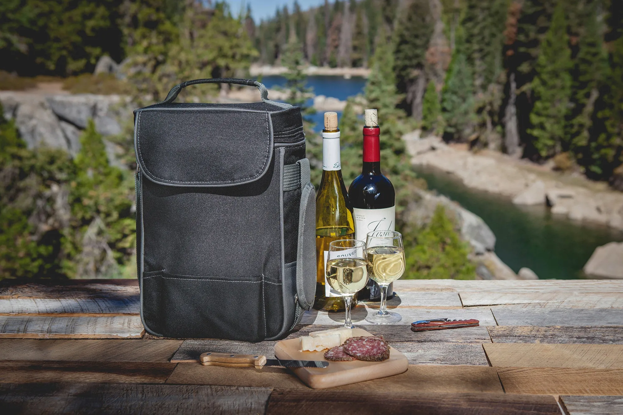 Army Black Knights - Duet Wine & Cheese Tote