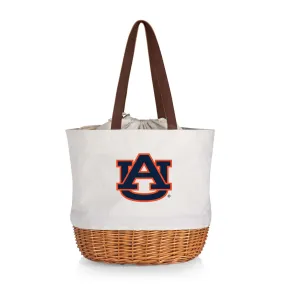 Auburn Tigers - Coronado Canvas and Willow Basket Tote