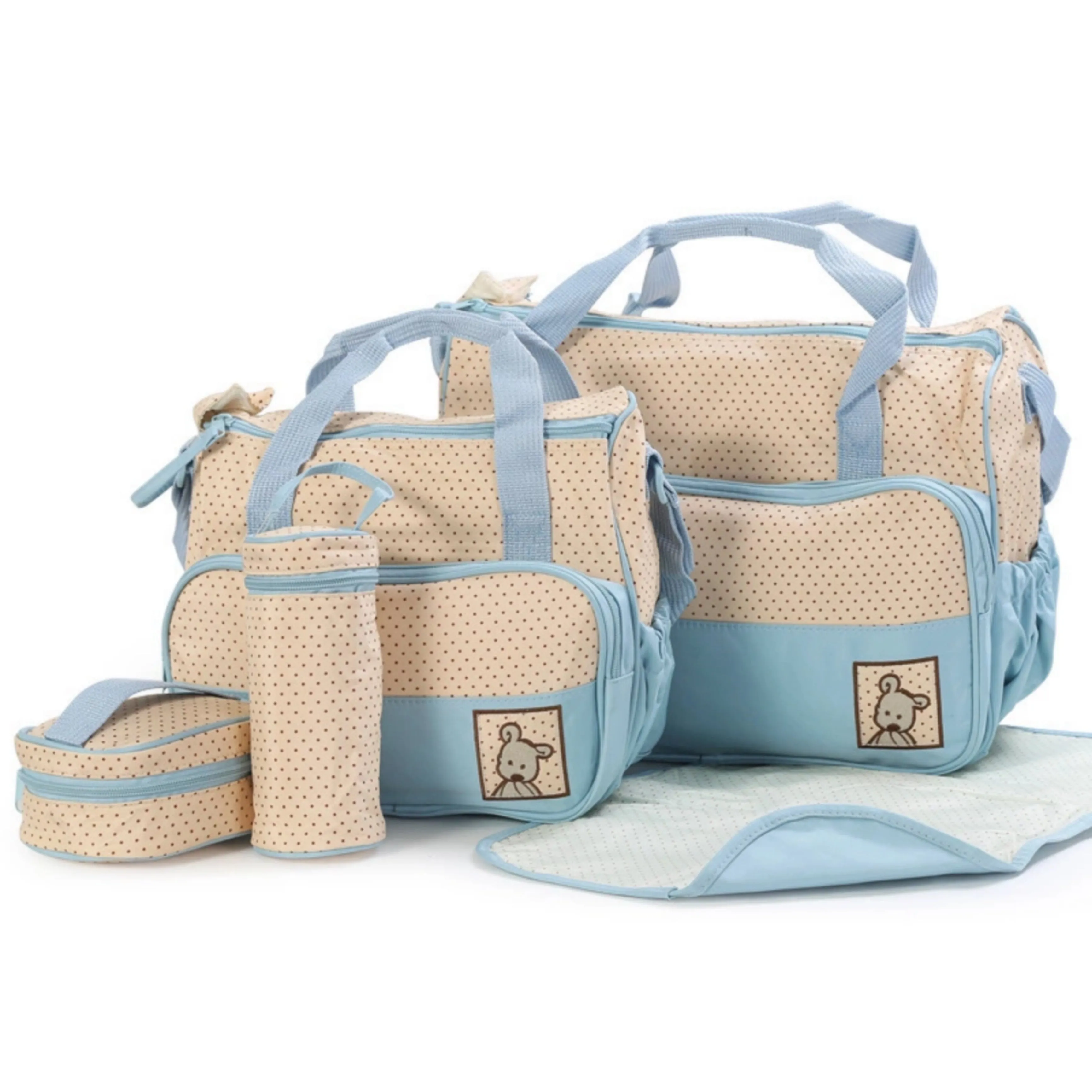 BABY 5 PIECES DIAPER BAG SET