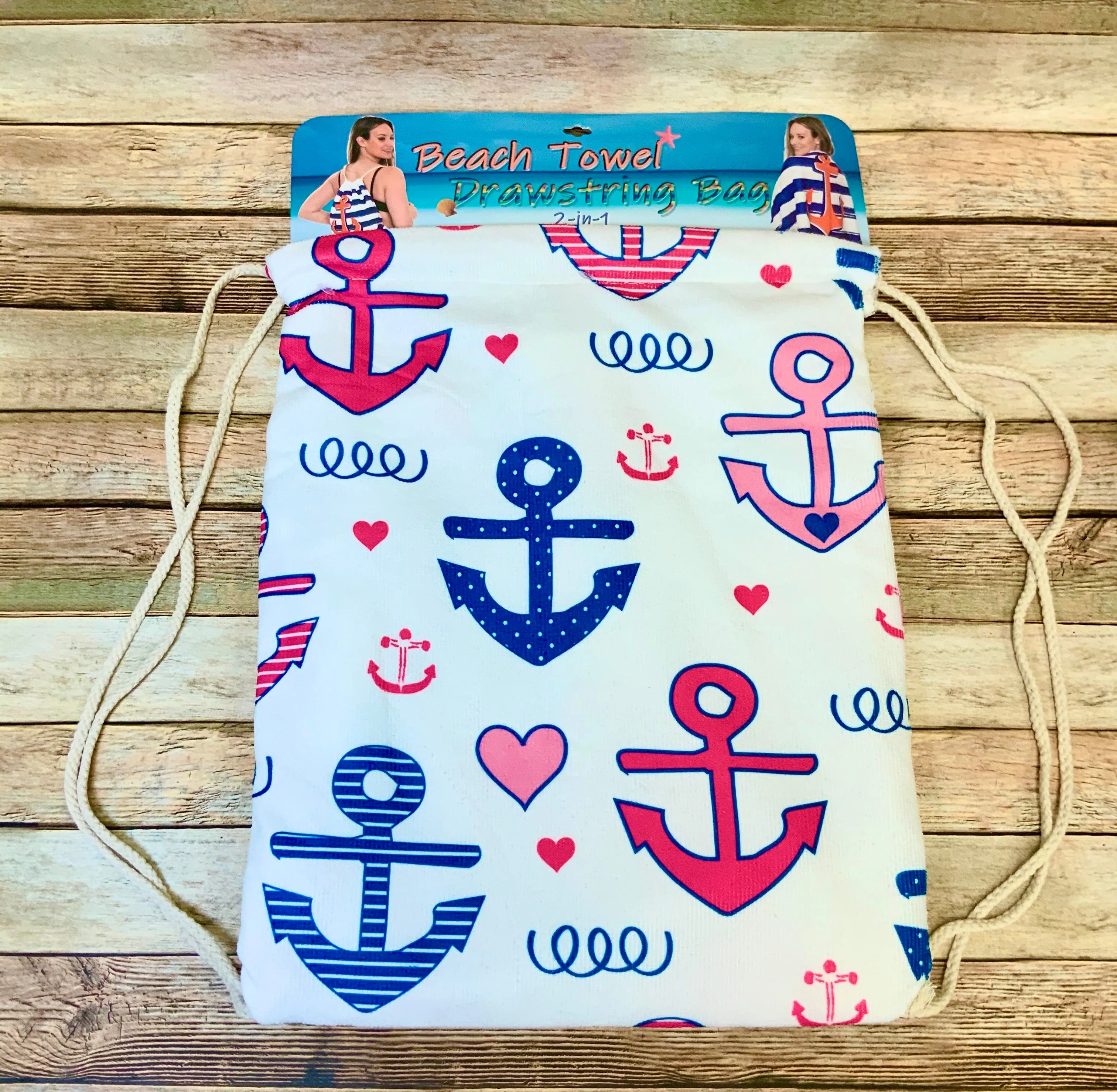 Beach Towel Drawstring Bag Collection