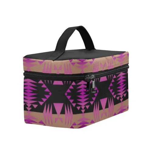 Between the Mountains Berry Cosmetic Bag/Large