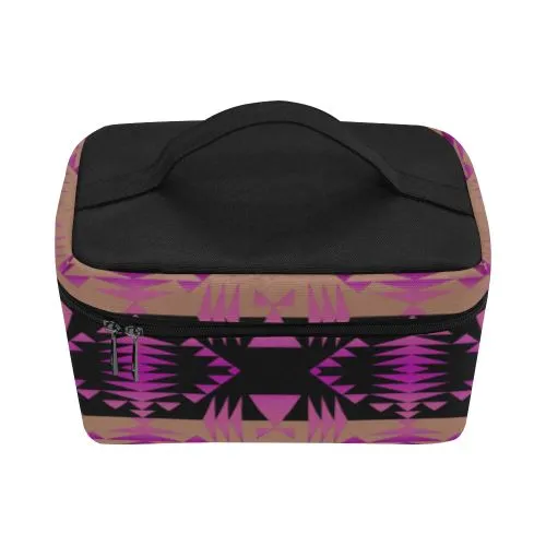 Between the Mountains Berry Cosmetic Bag/Large