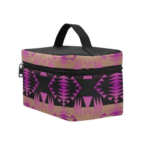 Between the Mountains Berry Cosmetic Bag/Large