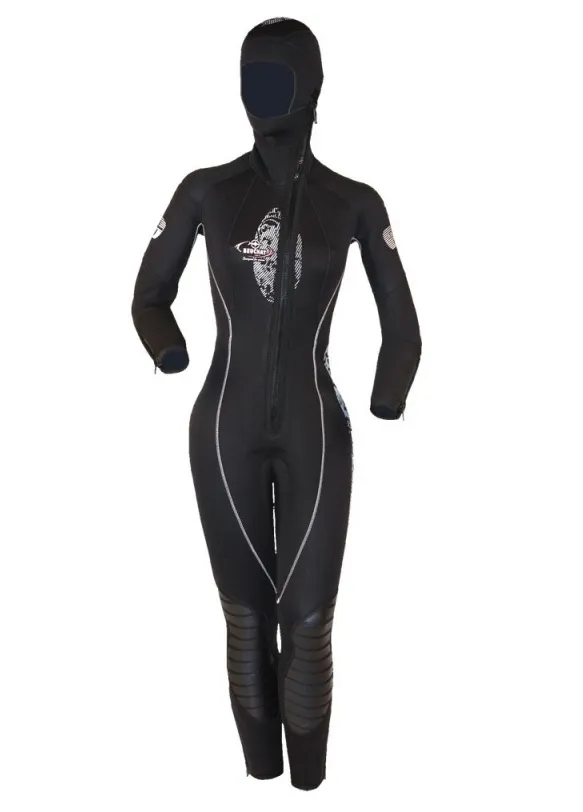 Beuchat Focea First Woman Overall 6.5mm w/ Hood Wetsuit