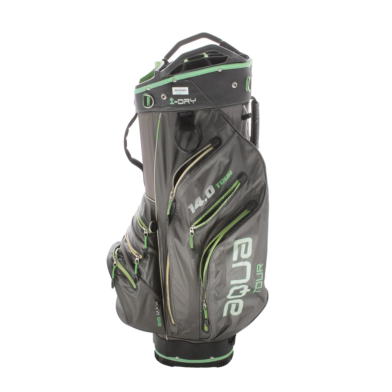 Big Max 14.0 Tour Aqua Tour Cart Bag - Black/Green