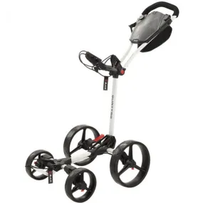 Big Max Blade Quattro 4-Wheel Push Trolley - White/Black