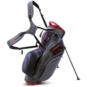 Big Max Dri Lite Hybrid 2 Stand Bag - Charcoal/Black/Red