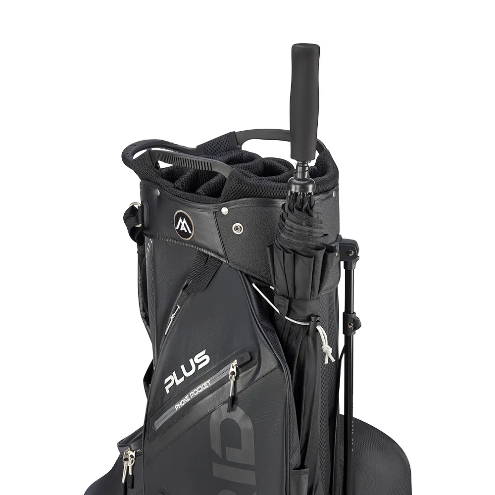 Big Max Dri Lite Hybrid Plus Stand Bag - Black