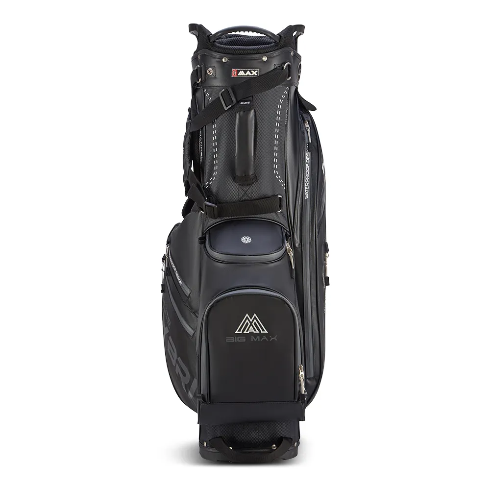 Big Max Dri Lite Hybrid Plus Stand Bag - Black