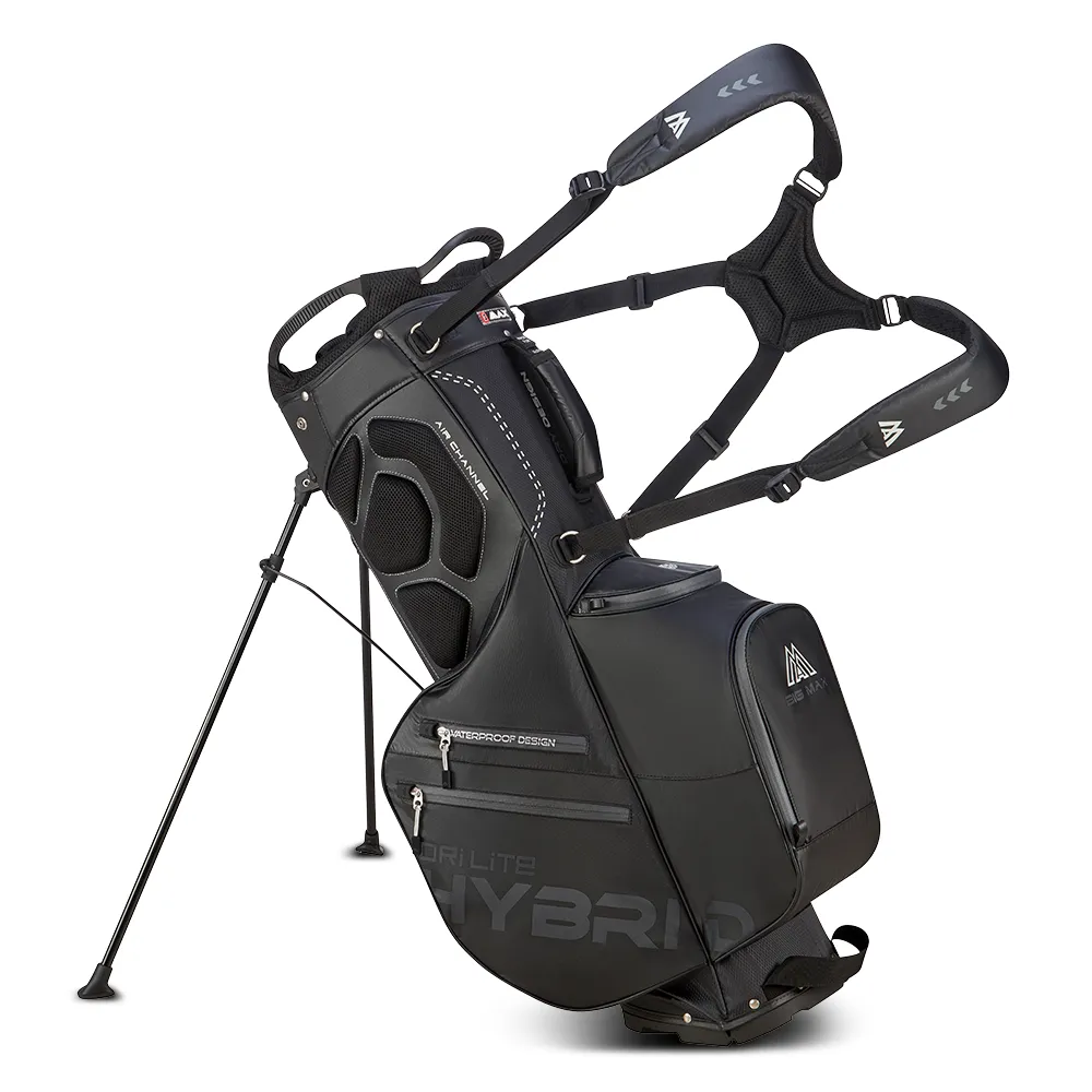 Big Max Dri Lite Hybrid Plus Stand Bag - Black