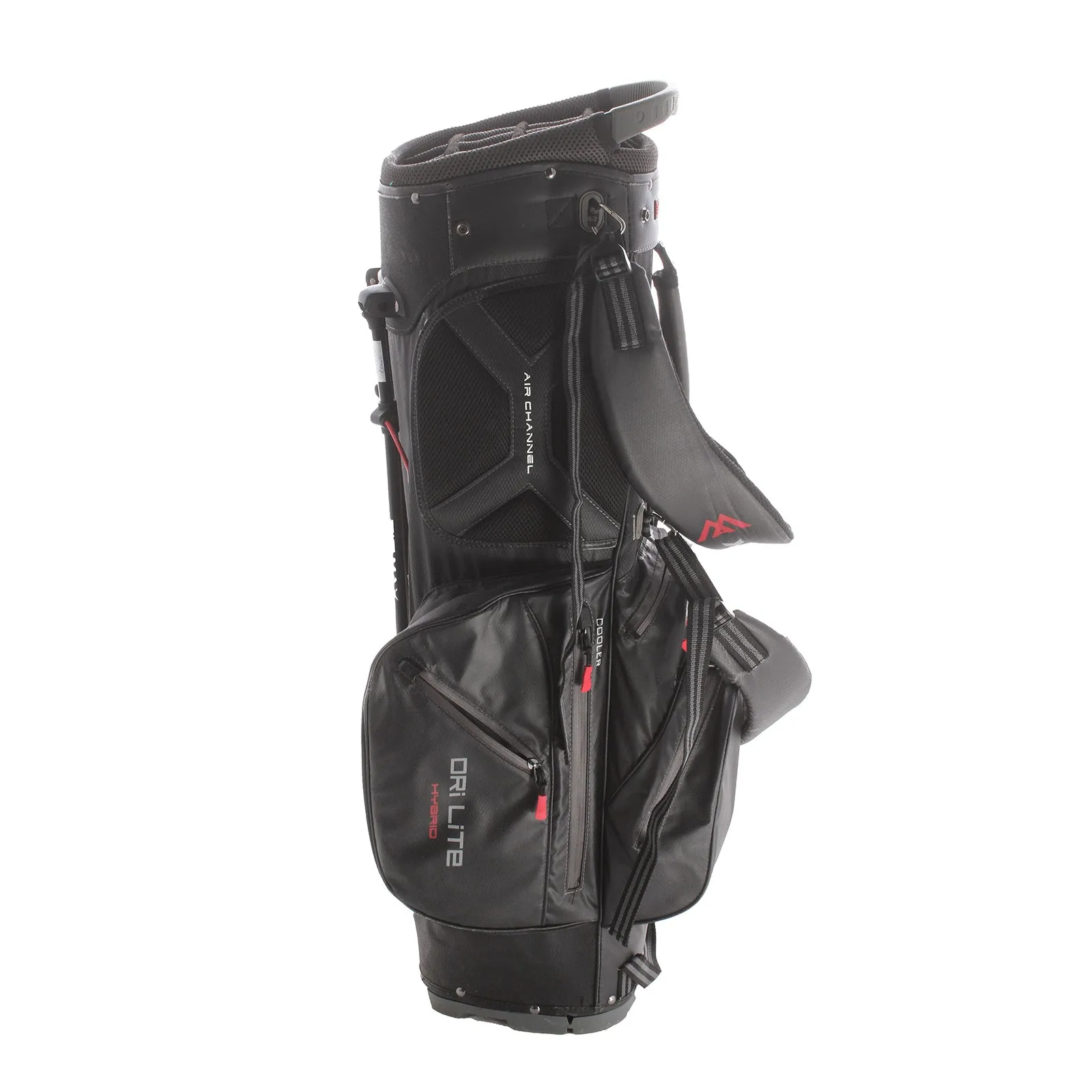 Big Max Dri Lite Hybrid Stand Bag - Black/Red