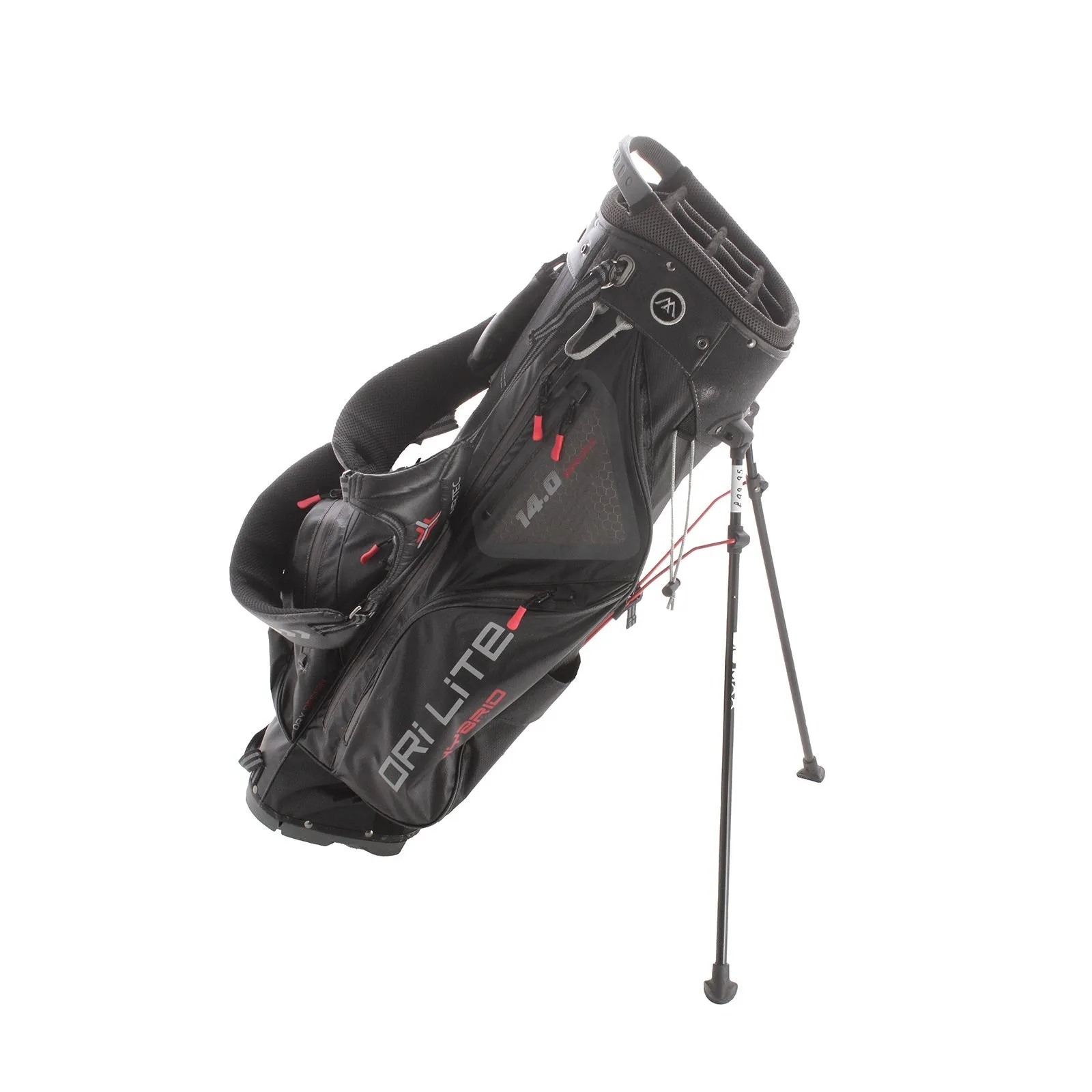 Big Max Dri Lite Hybrid Stand Bag - Black/Red