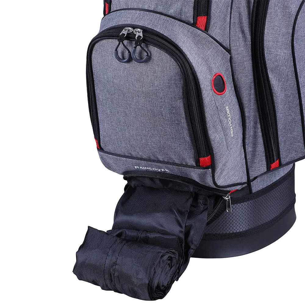 Big Max Terra X Cart Bag - Navy/Silver/Red