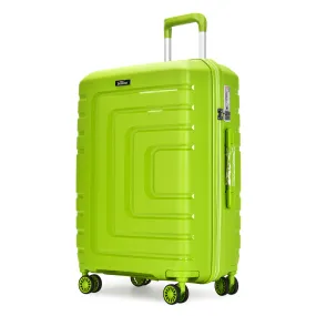 Bontour 'Charm' 4-wheeled cabin suitcase with TSA lock, 55x40x20cm, Green