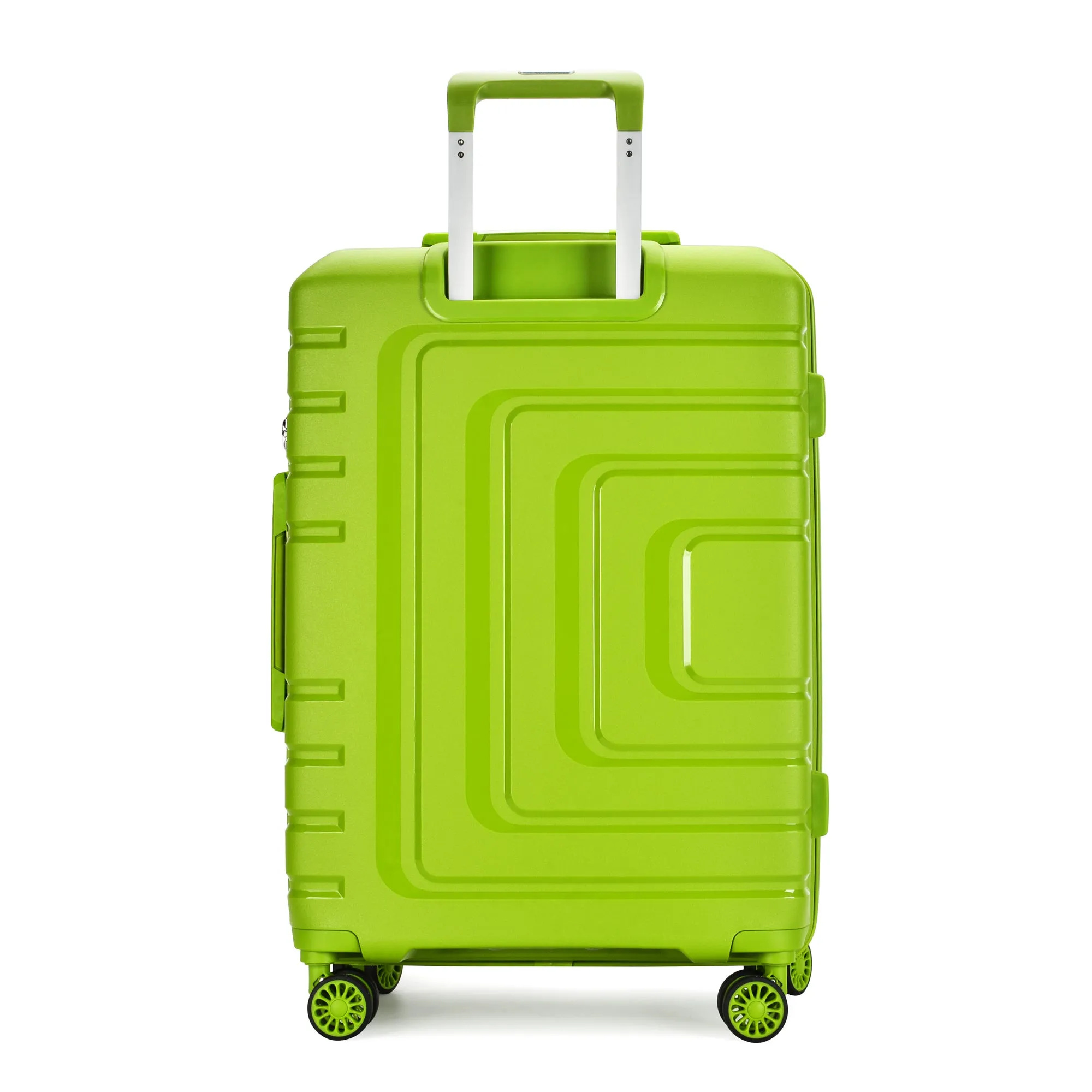 Bontour 'Charm' 4-wheeled cabin suitcase with TSA lock, 55x40x20cm, Green