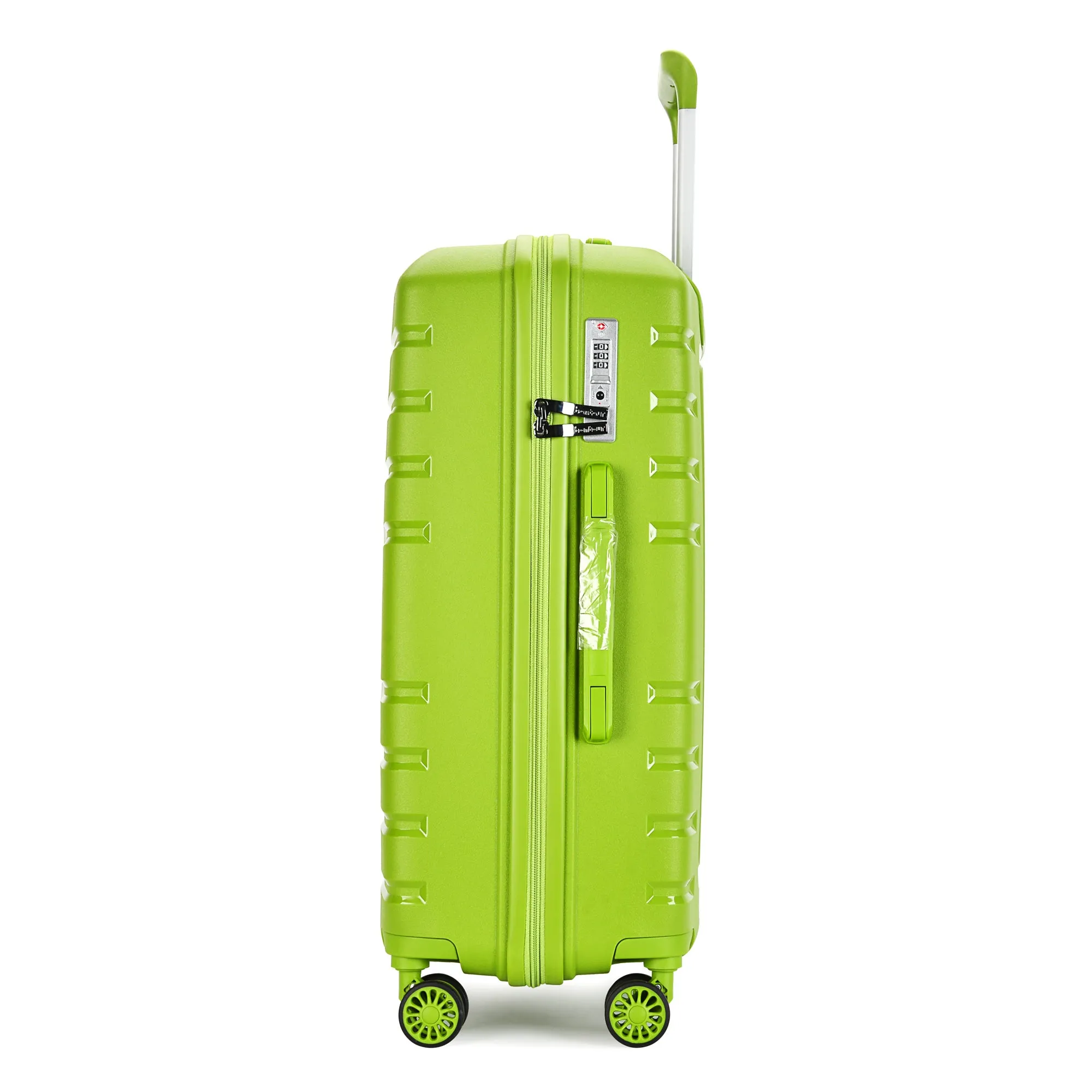 Bontour 'Charm' 4-wheeled cabin suitcase with TSA lock, 55x40x20cm, Green