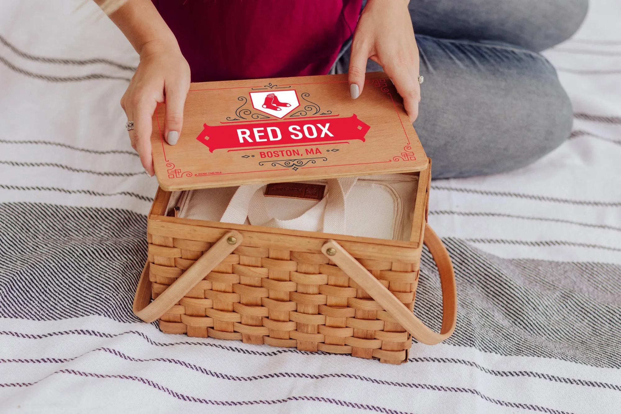 Boston Red Sox - Poppy Personal Picnic Basket