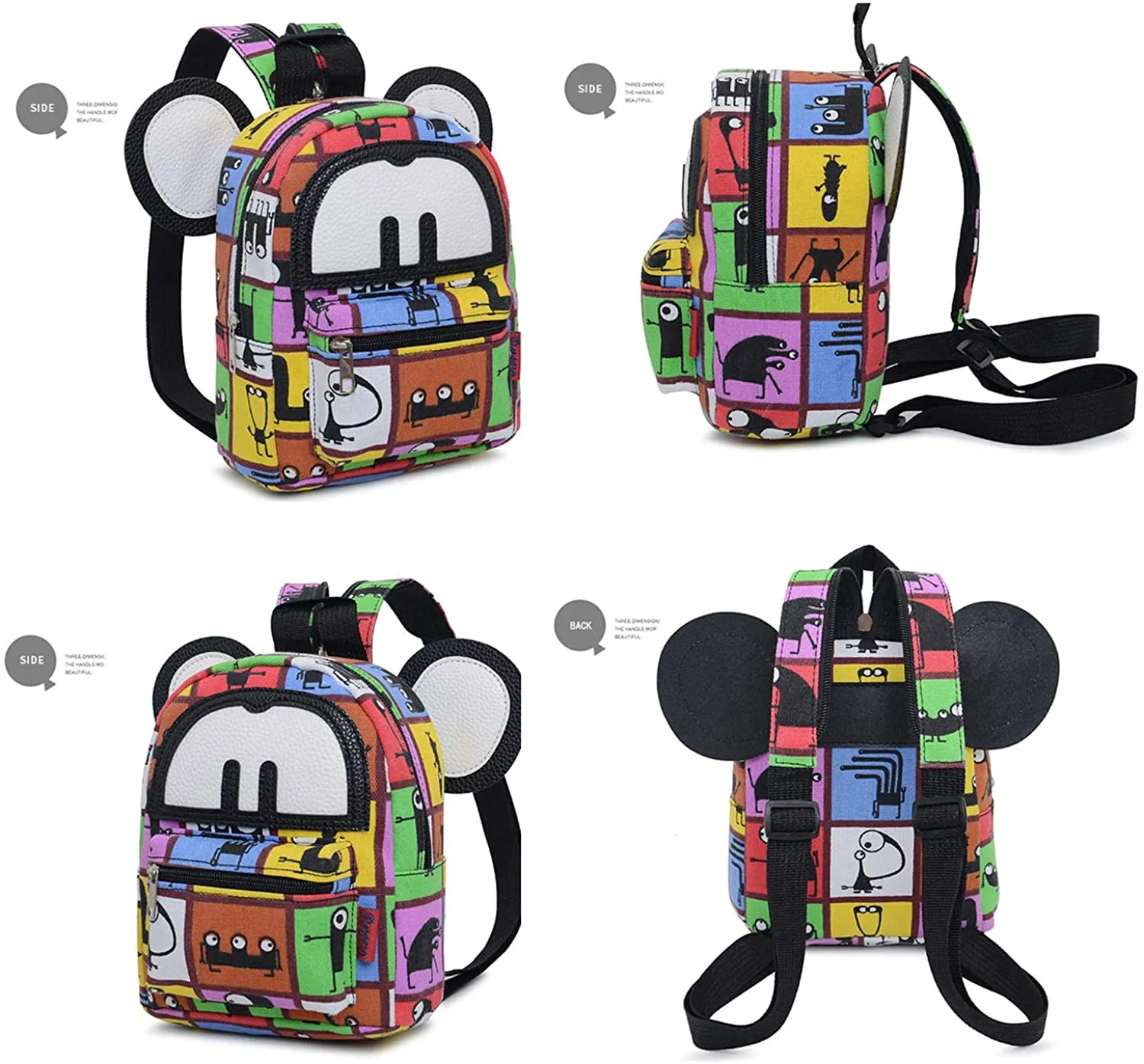 Bravo BTS Mini Ears Backpack, 9" (Star)