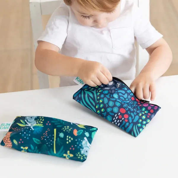 Bumkins Reusable Snack Bag - Twin Pack All Together Now