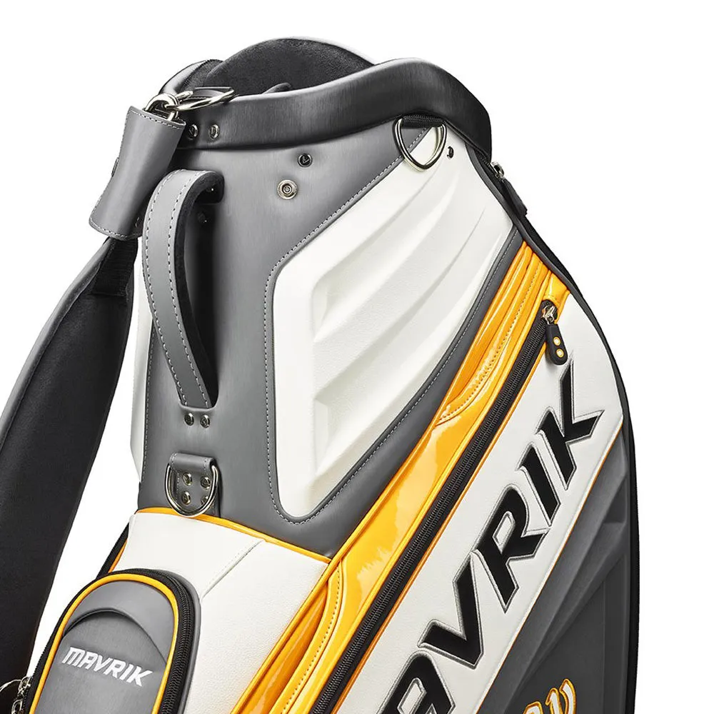 Callaway Mavrik Tour Staff Bag - Charcoal/White/Orange