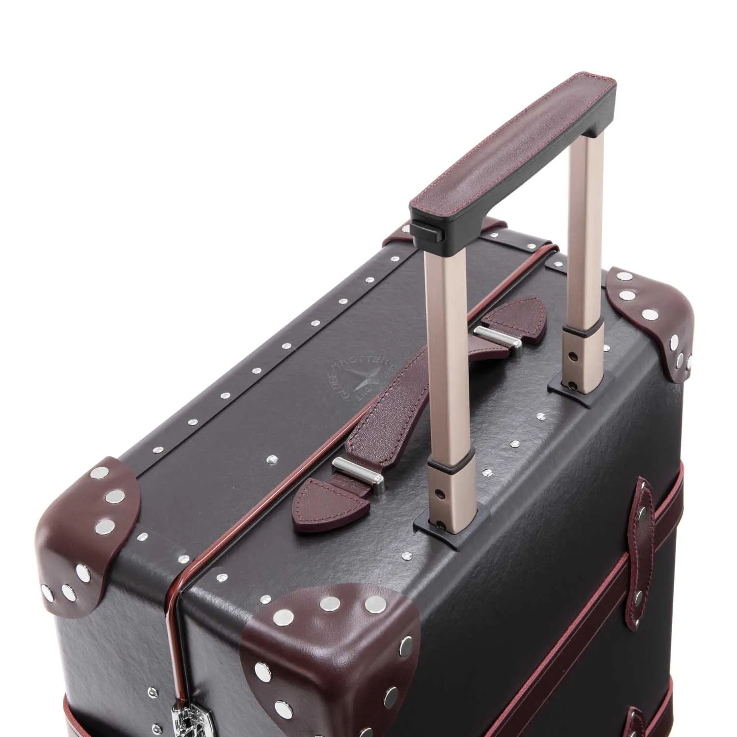 Centenary · Carry-On - 4 Wheels | Brown/Burgundy/Chrome