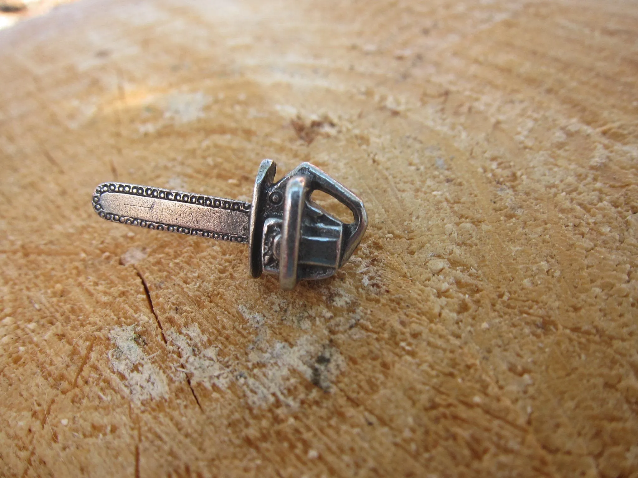 Chainsaw Lapel Pin