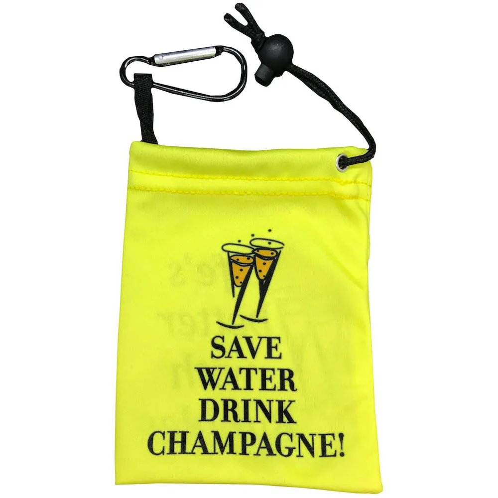 Champagne Golf Tee Bag