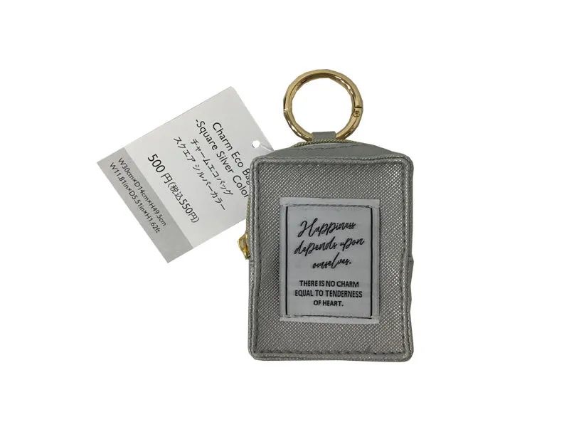 Charm Eco Bag Square Silver