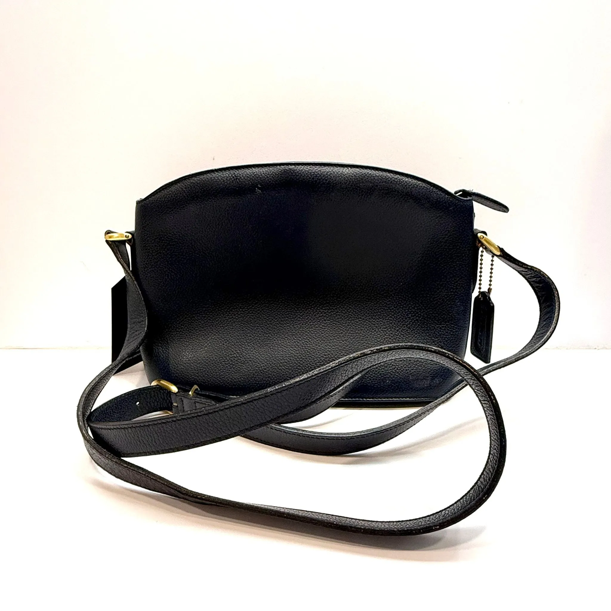 Coach, 64E-4405 Navy leather Shoulder Bag