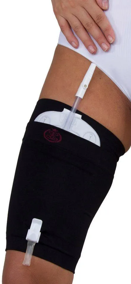 Comfisleeve Urine Bag Suspensory Sleeve - Black XXXL