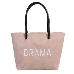 Concise Letter and Solid Color Design Shoulder Bag For Women - Pink