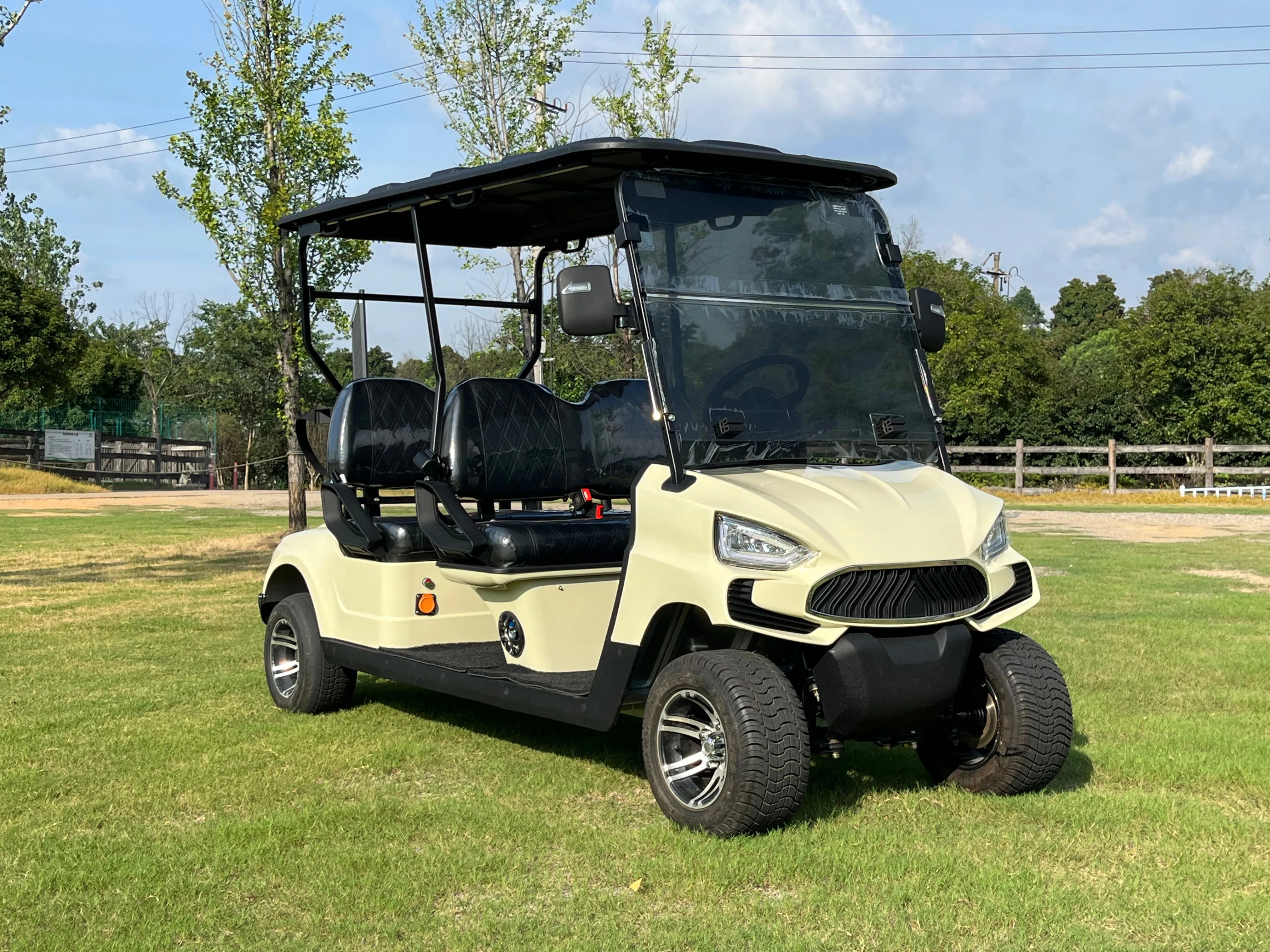 COOLBABY TXV40 A Durable 48V 4 Passenger Golf Cart Ideal for Adult 4-Seater Buggy Rides