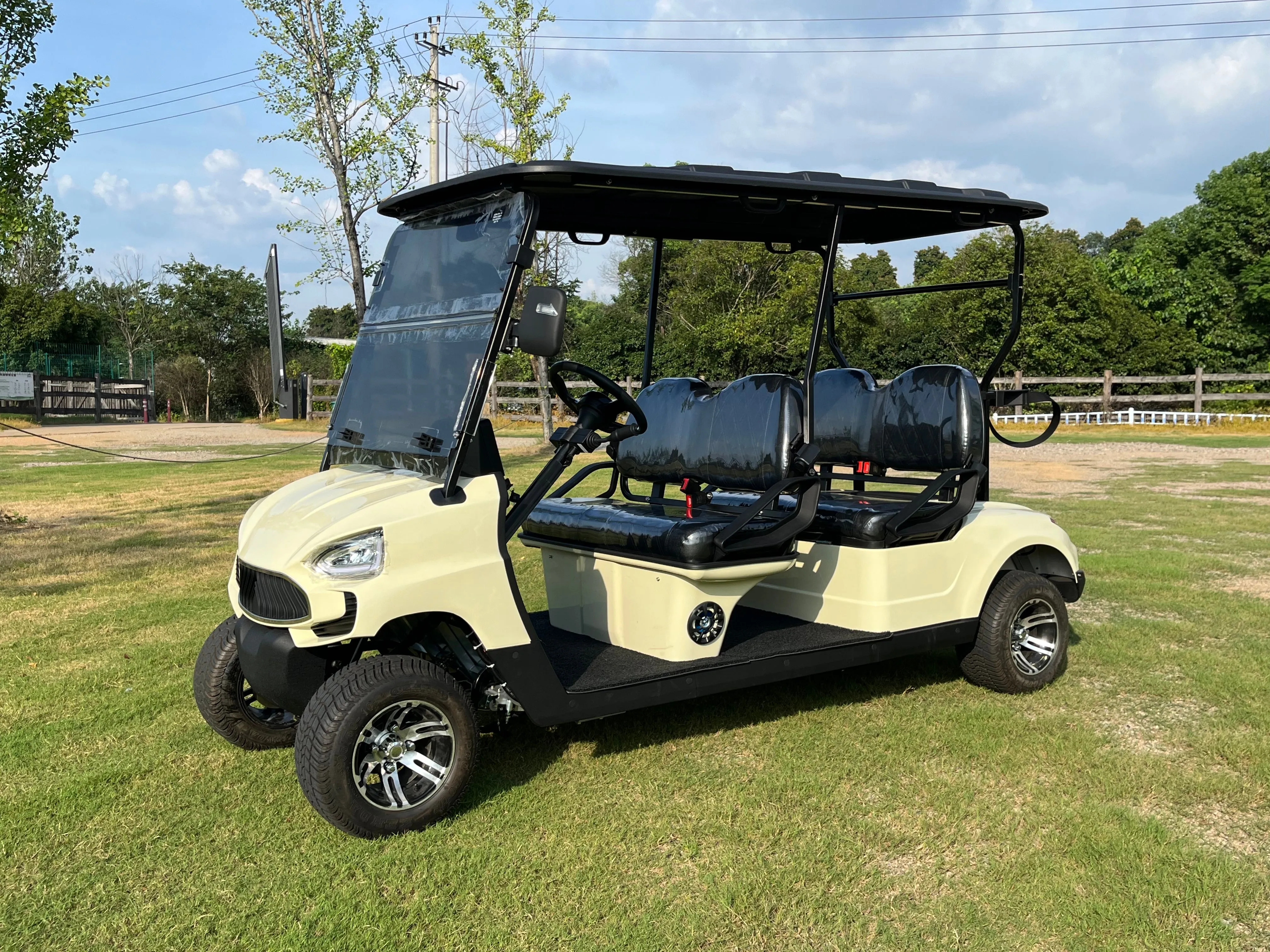 COOLBABY TXV40 A Durable 48V 4 Passenger Golf Cart Ideal for Adult 4-Seater Buggy Rides