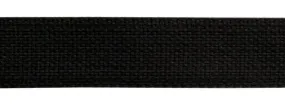 Cotton Webbing - Black - 1.5" (38mm)