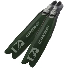 Cressi Gara Modular Boost Fins for Free Diving or Spearfishing - Green