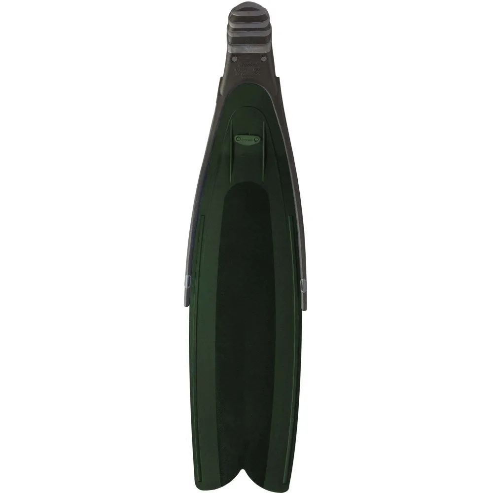 Cressi Gara Modular Boost Fins for Free Diving or Spearfishing - Green