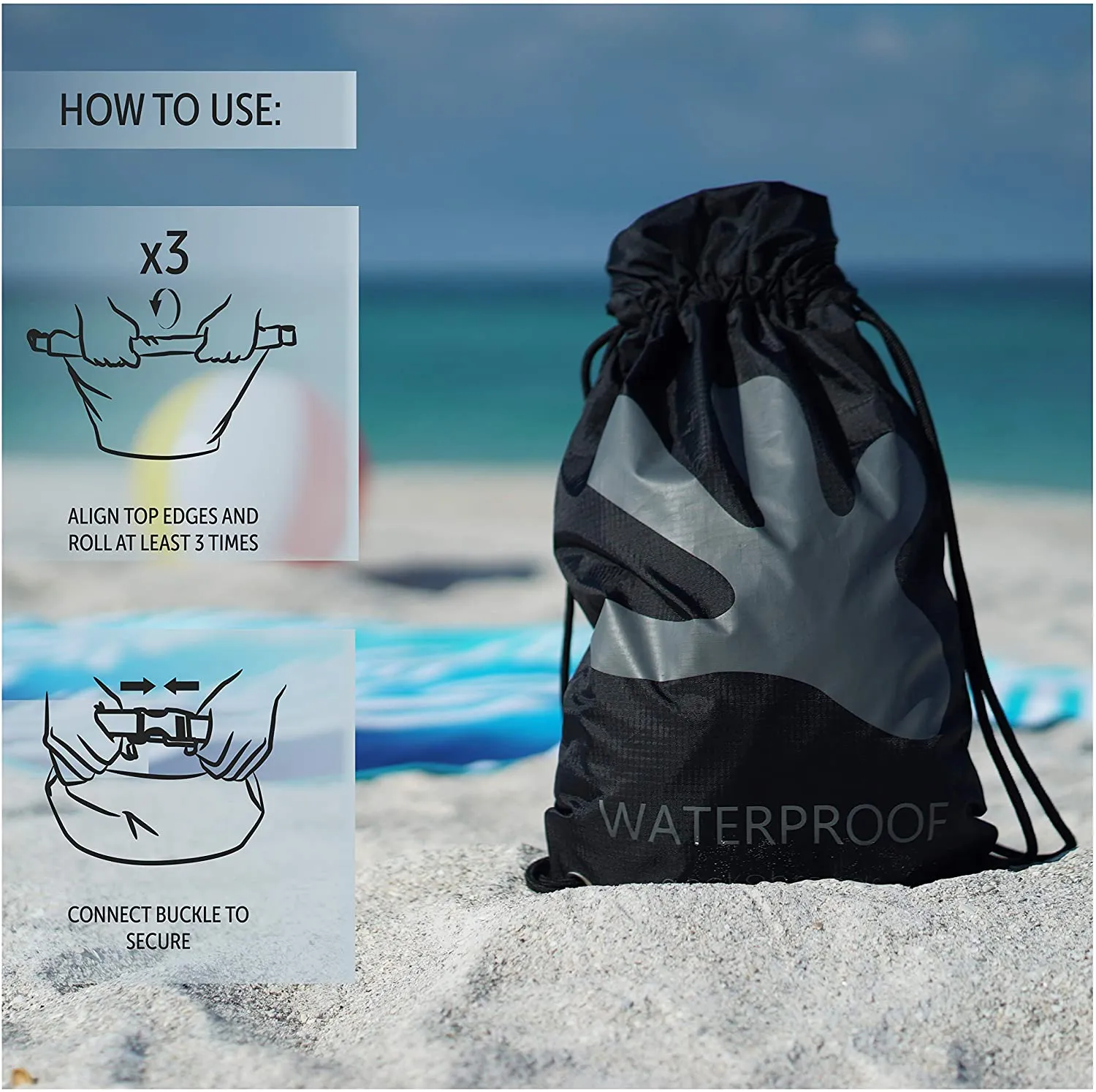 Drawstring Waterproof Bag