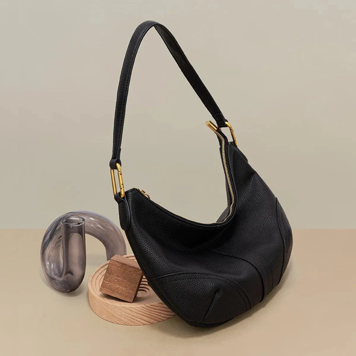 Dumpling Crescent Shoulder Bag