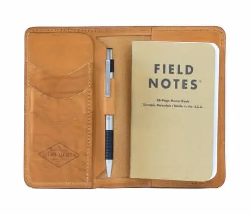 Expedition-Ready Leather Notebook Wallet