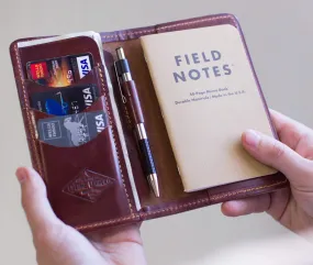 Expedition-Ready Leather Notebook Wallet