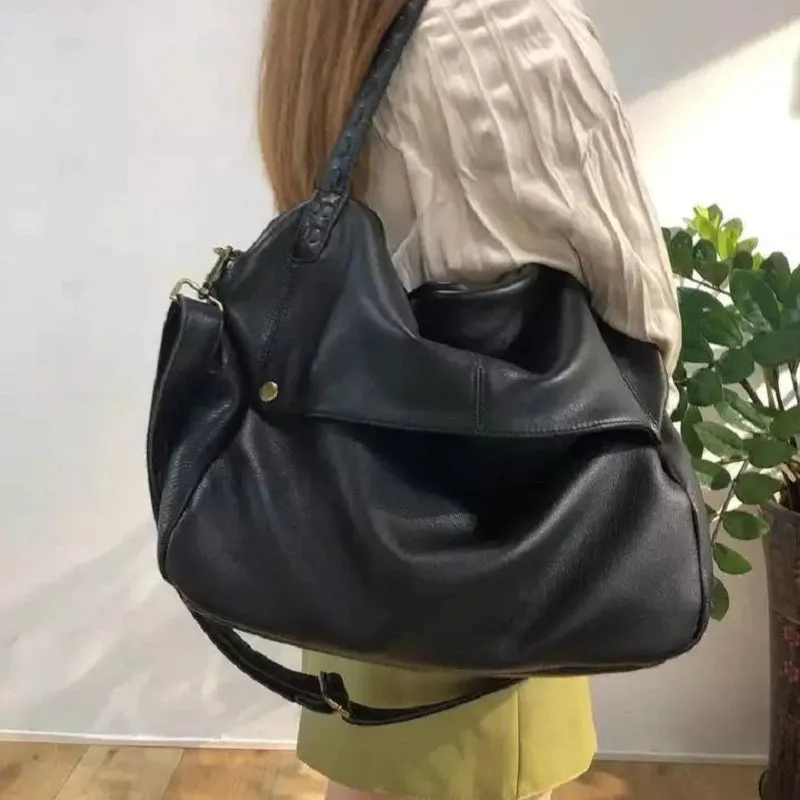 Exquisite On-the-go Oversized Genuine Leather Handbags